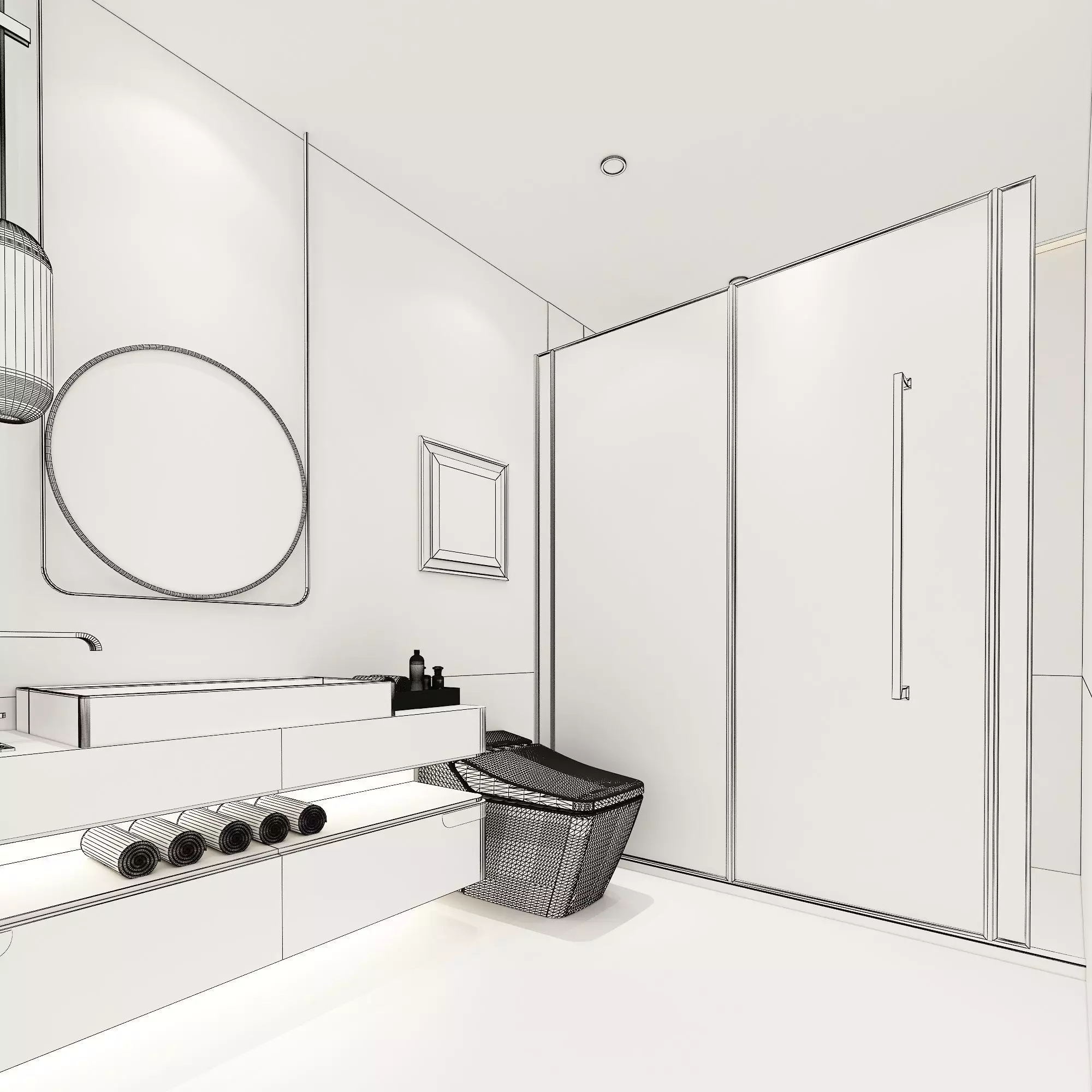 Bathroom 3D model_4