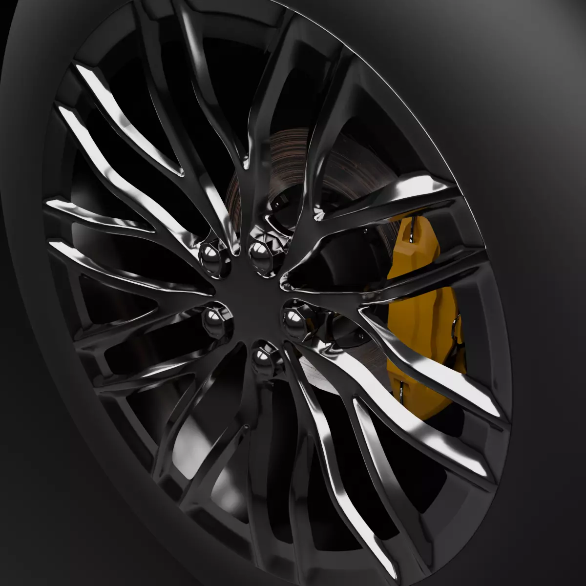 Wheel 3D model_3