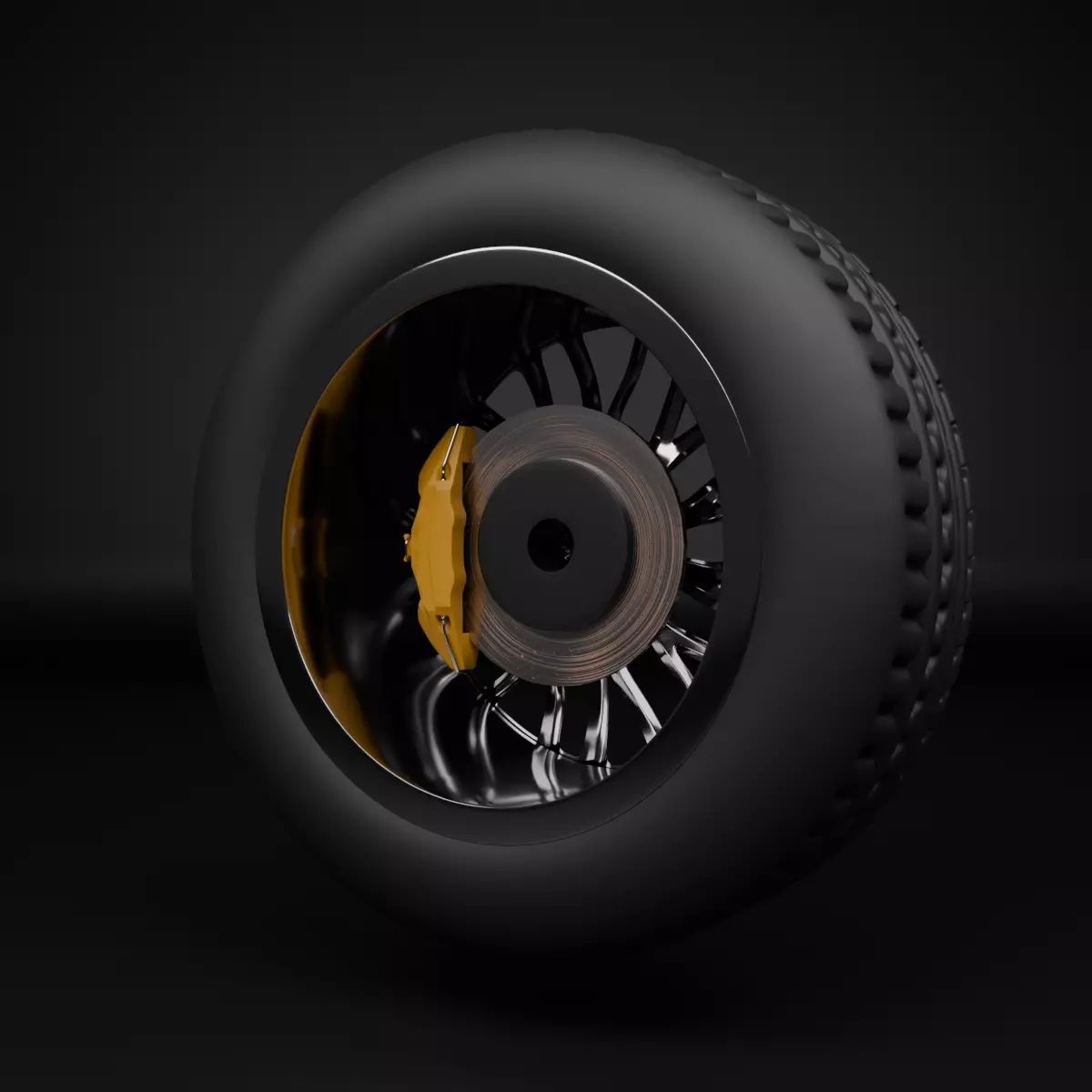 Wheel 3D model_5