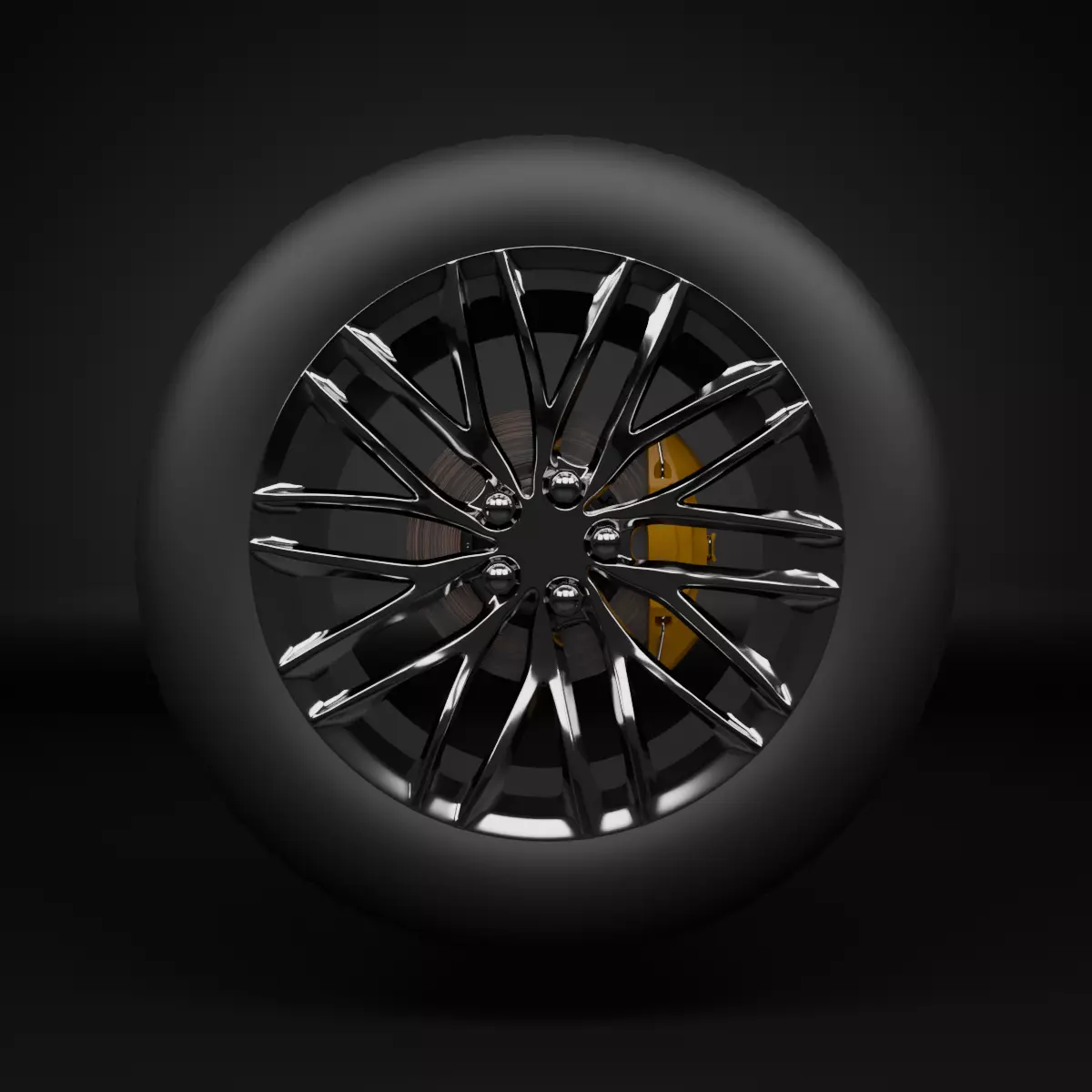 Wheel 3D model_1
