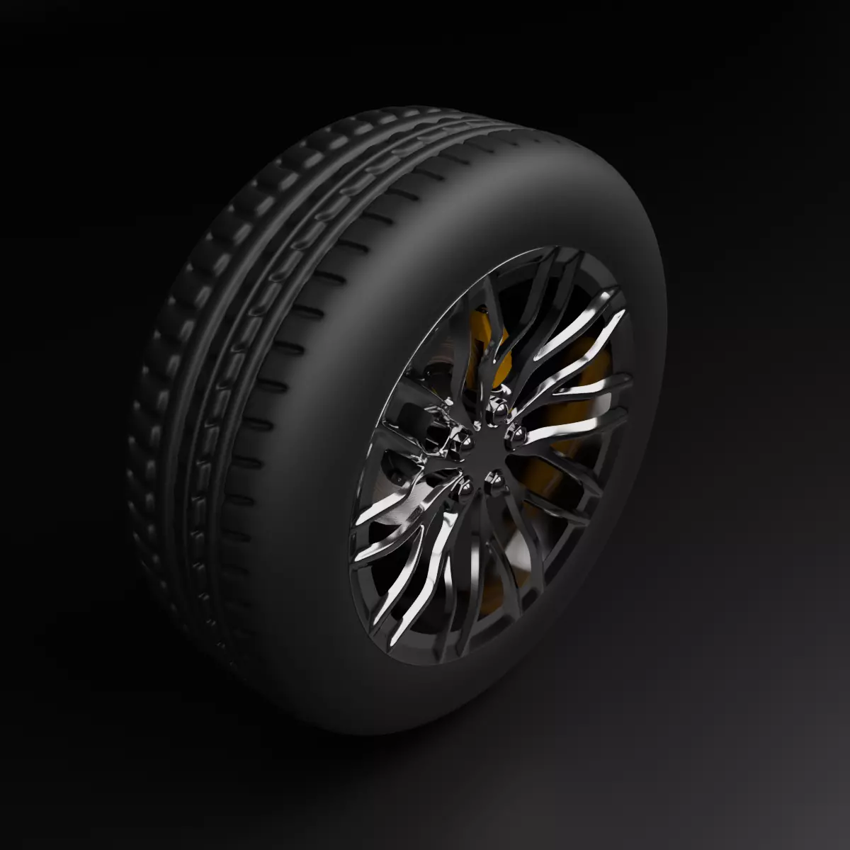 Wheel 3D model_0