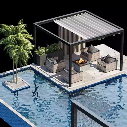 Pool 36 3D model 3