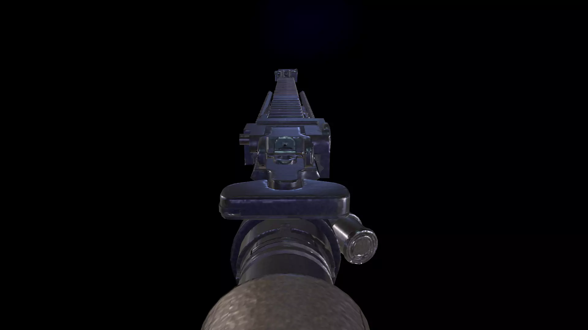 MK18 Rifle Low-poly 3D model_7