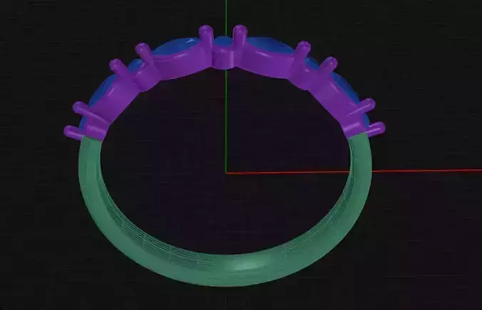 10 Prongs Diamond Engagement Ring