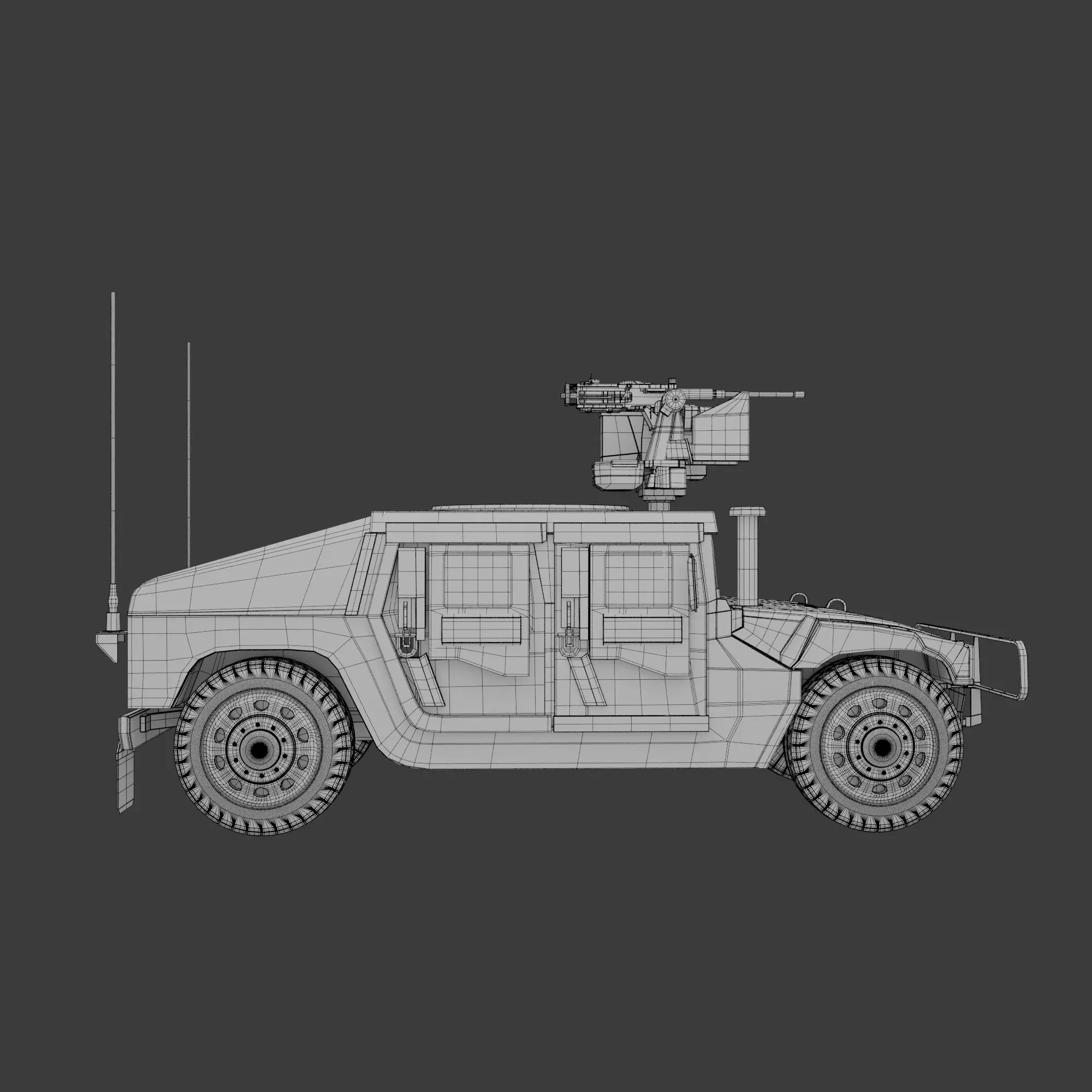 HMMWV 3D model_14
