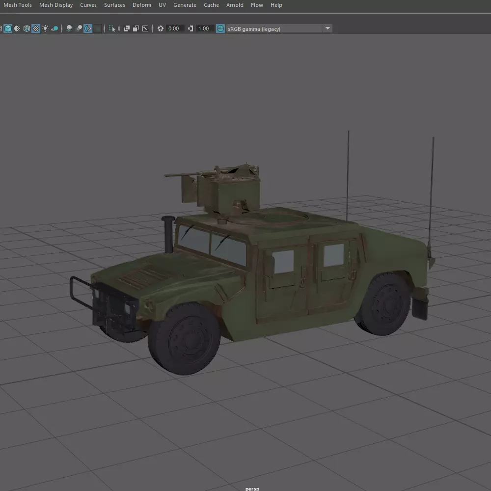 HMMWV 3D model_17