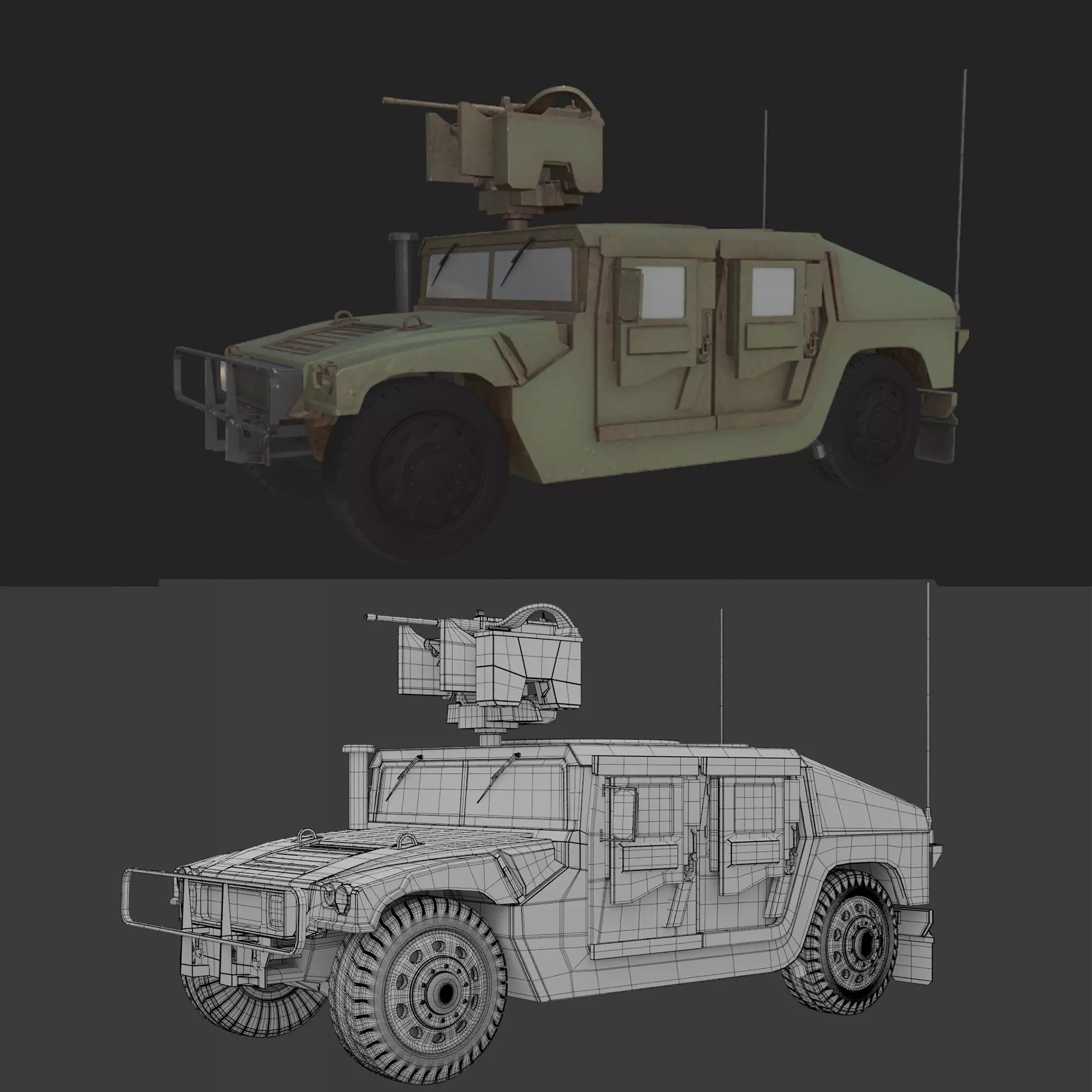 HMMWV 3D model_1