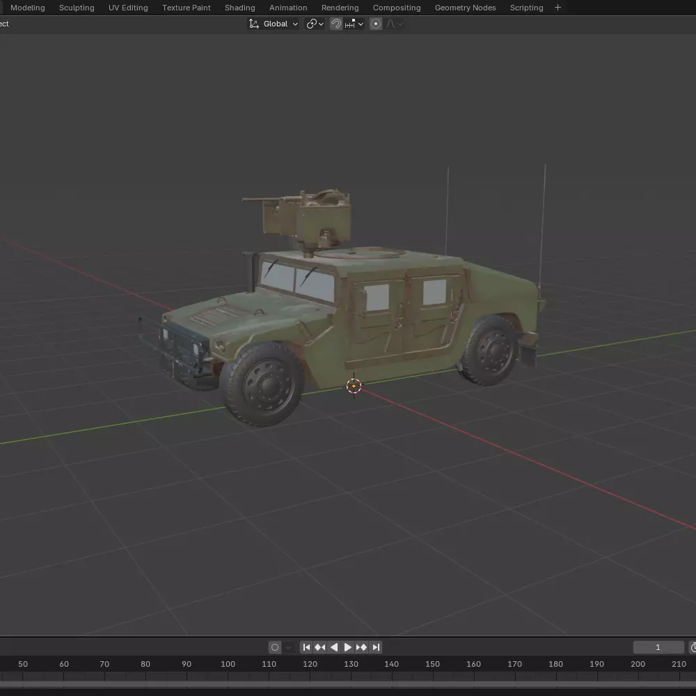 HMMWV 3D model_21