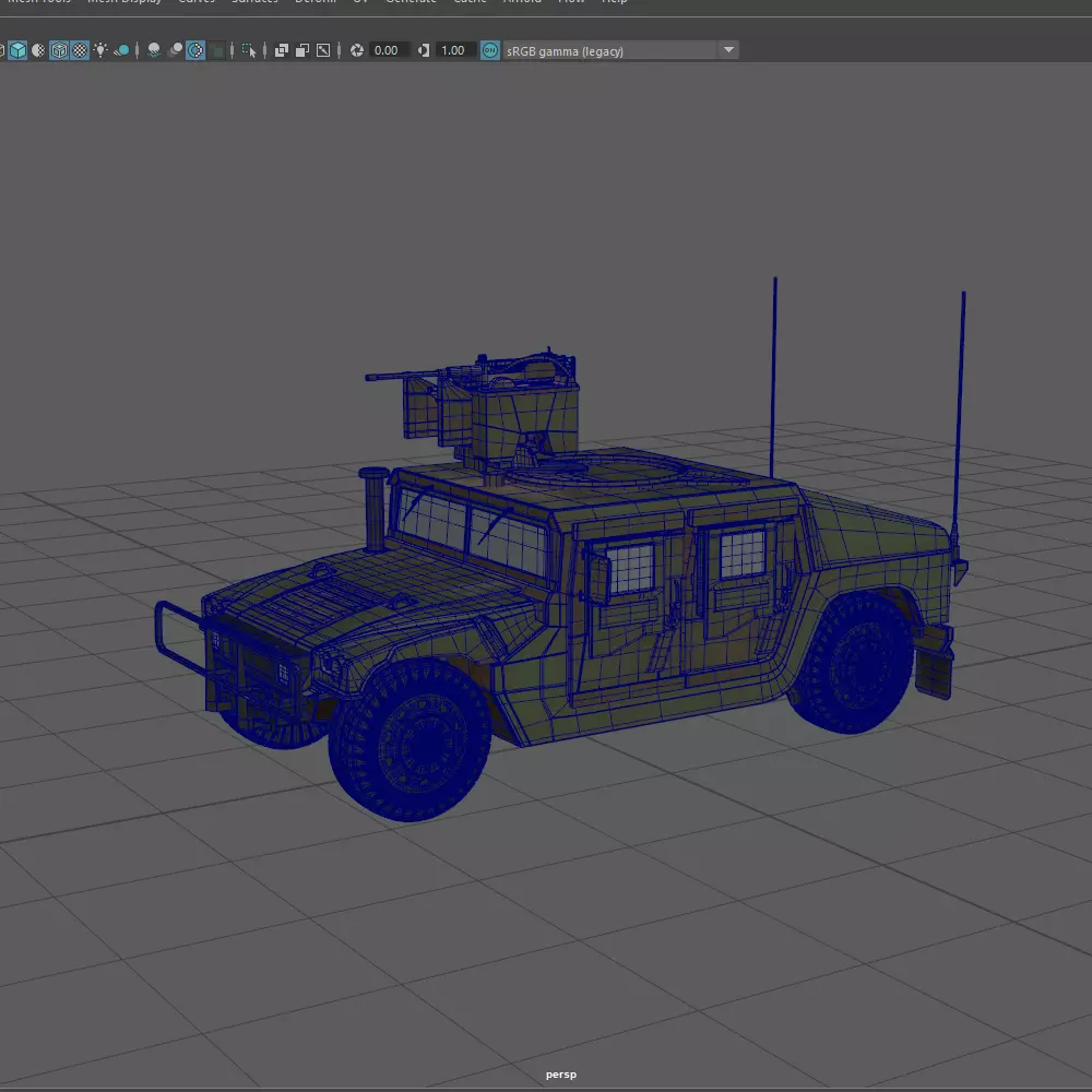 HMMWV 3D model_18