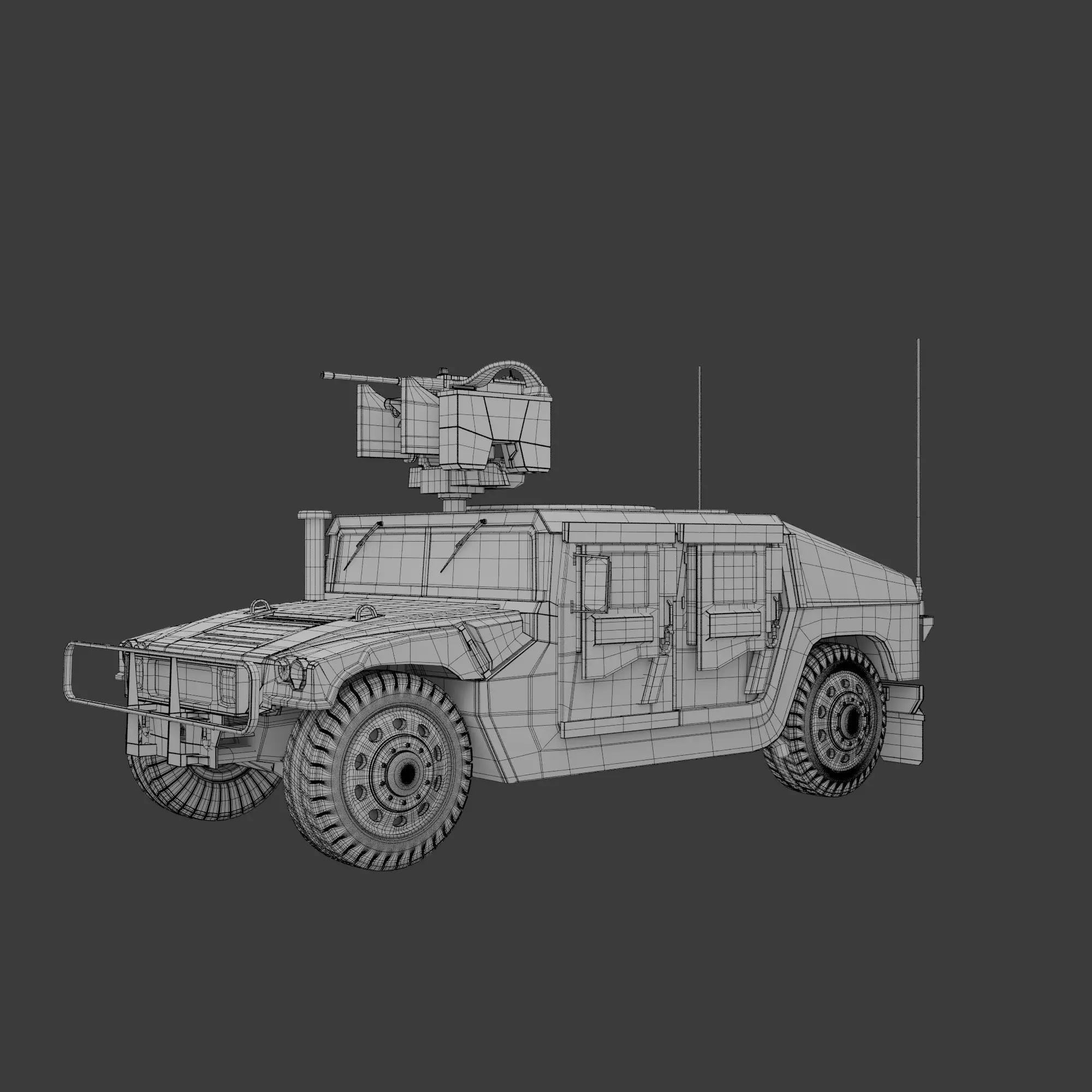HMMWV 3D model_16