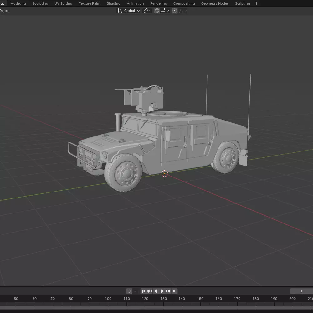 HMMWV 3D model_22