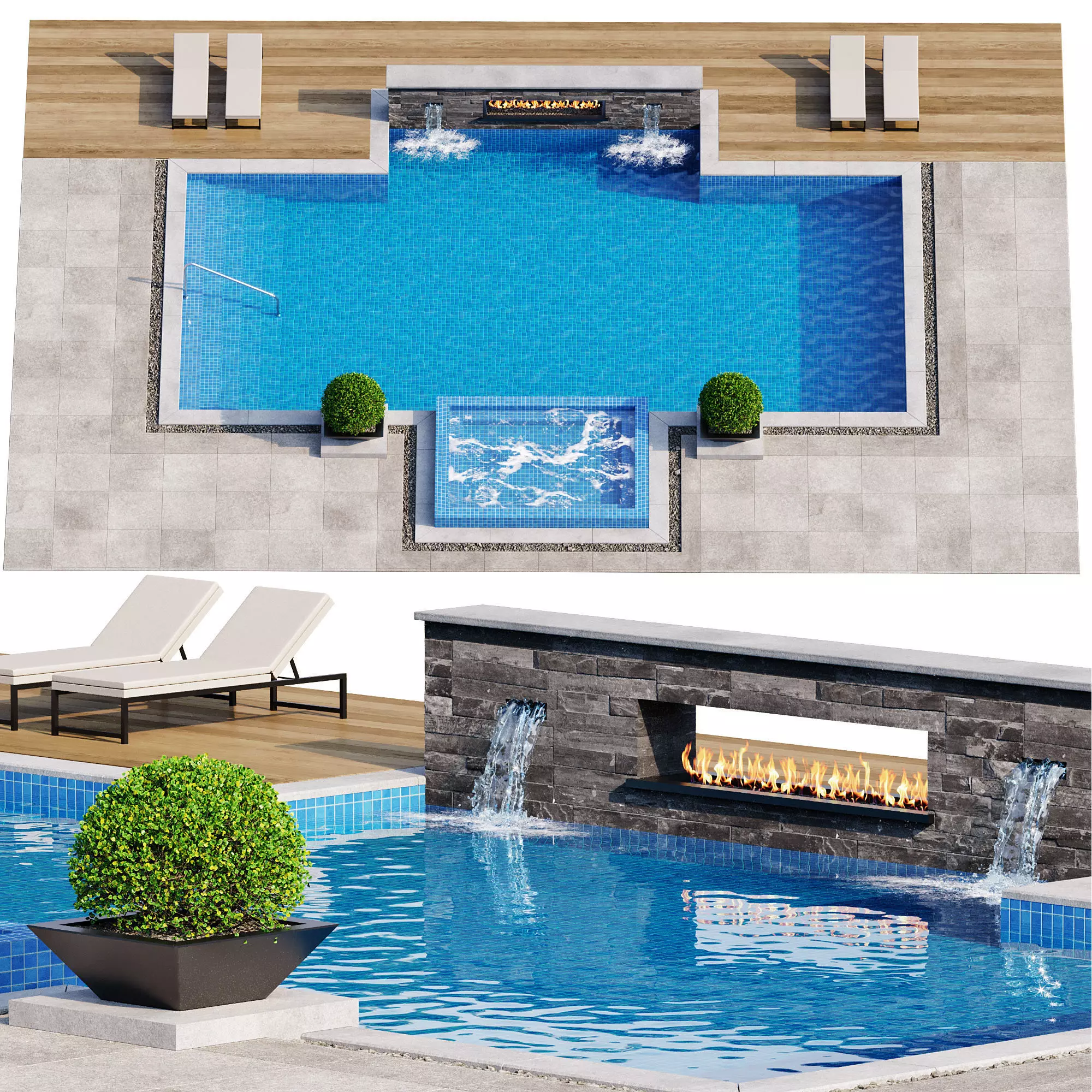 Pool 310 3D model