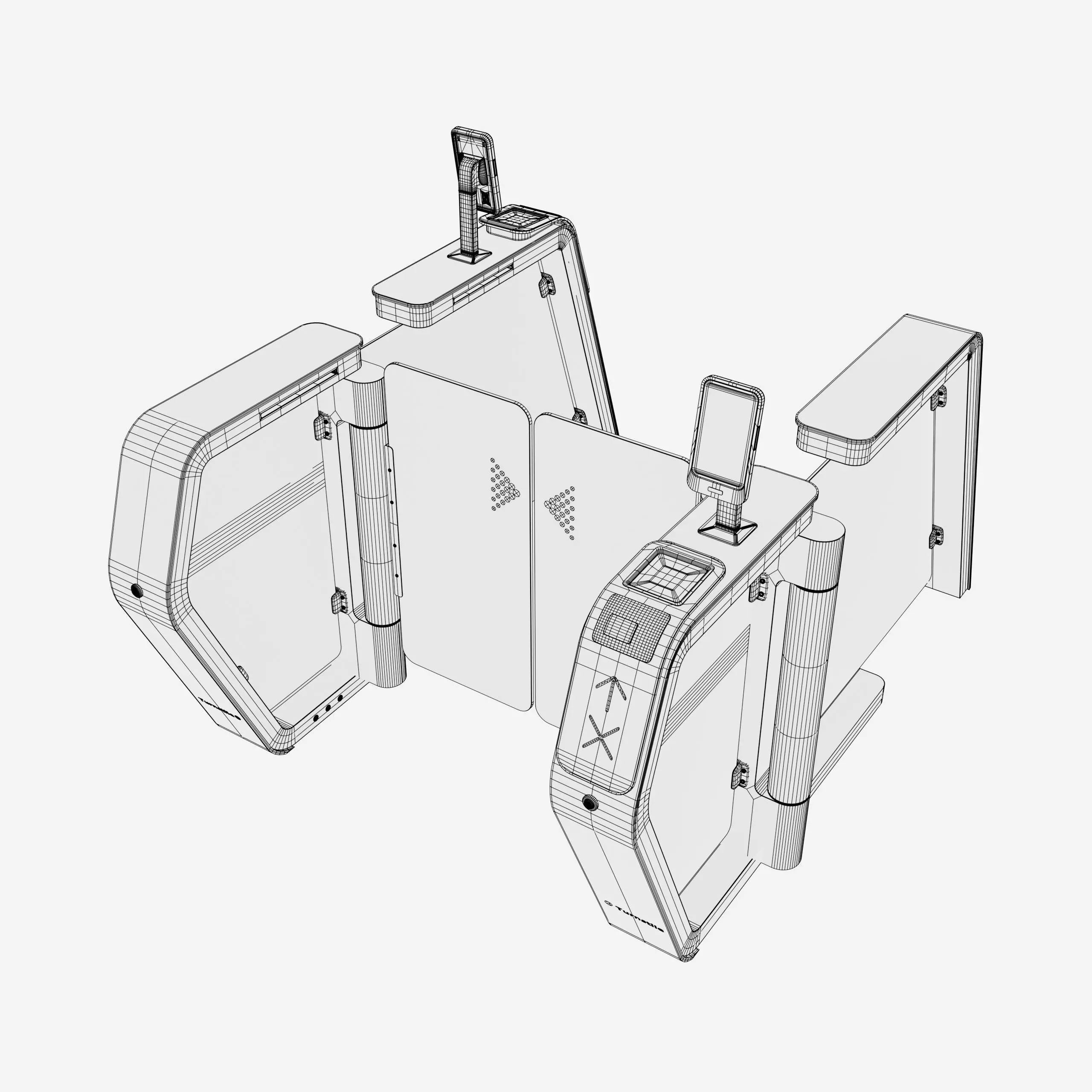 Turnstile 3D model_7