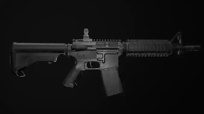 M4A1 Rifle Free low-poly 3D model