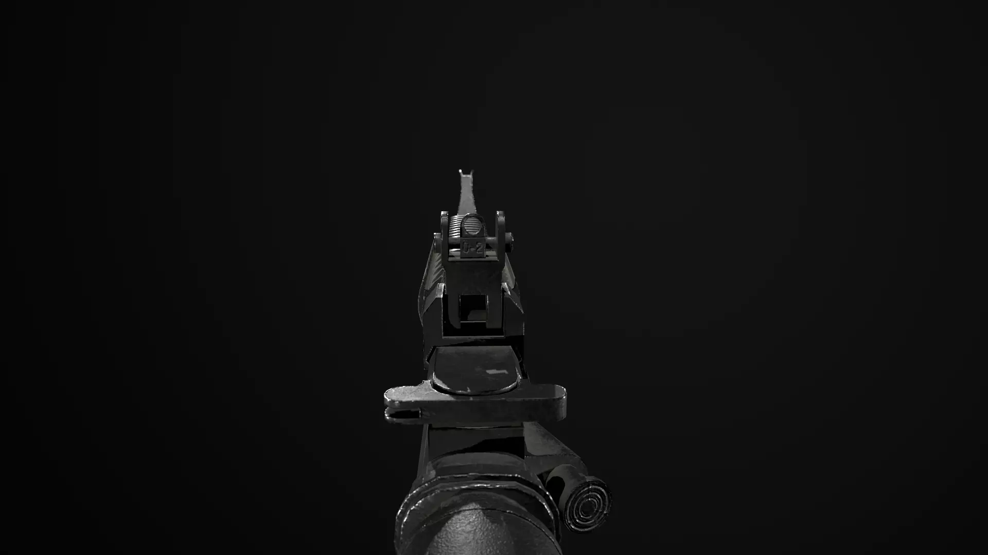 M4A1 Rifle Free low-poly 3D model_5