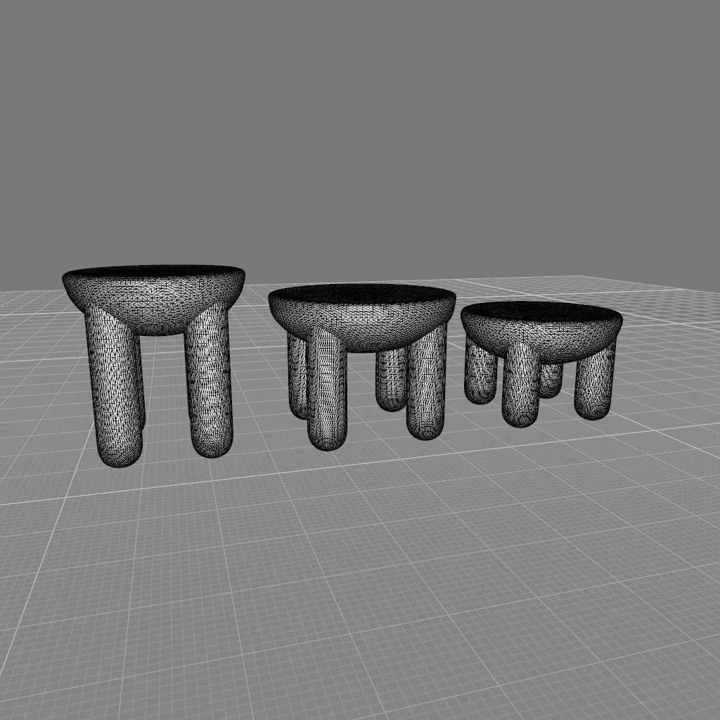  Freyja Coffee Tables 3 sizes 3D model_4