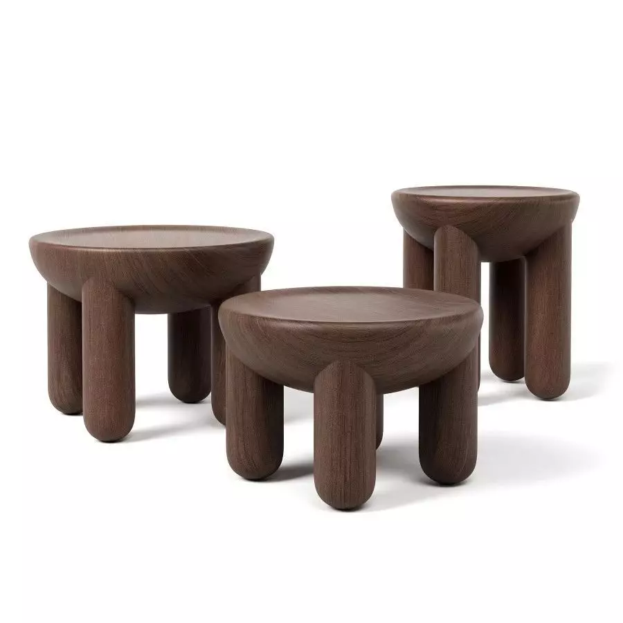  Freyja Coffee Tables 3 sizes 3D model_0