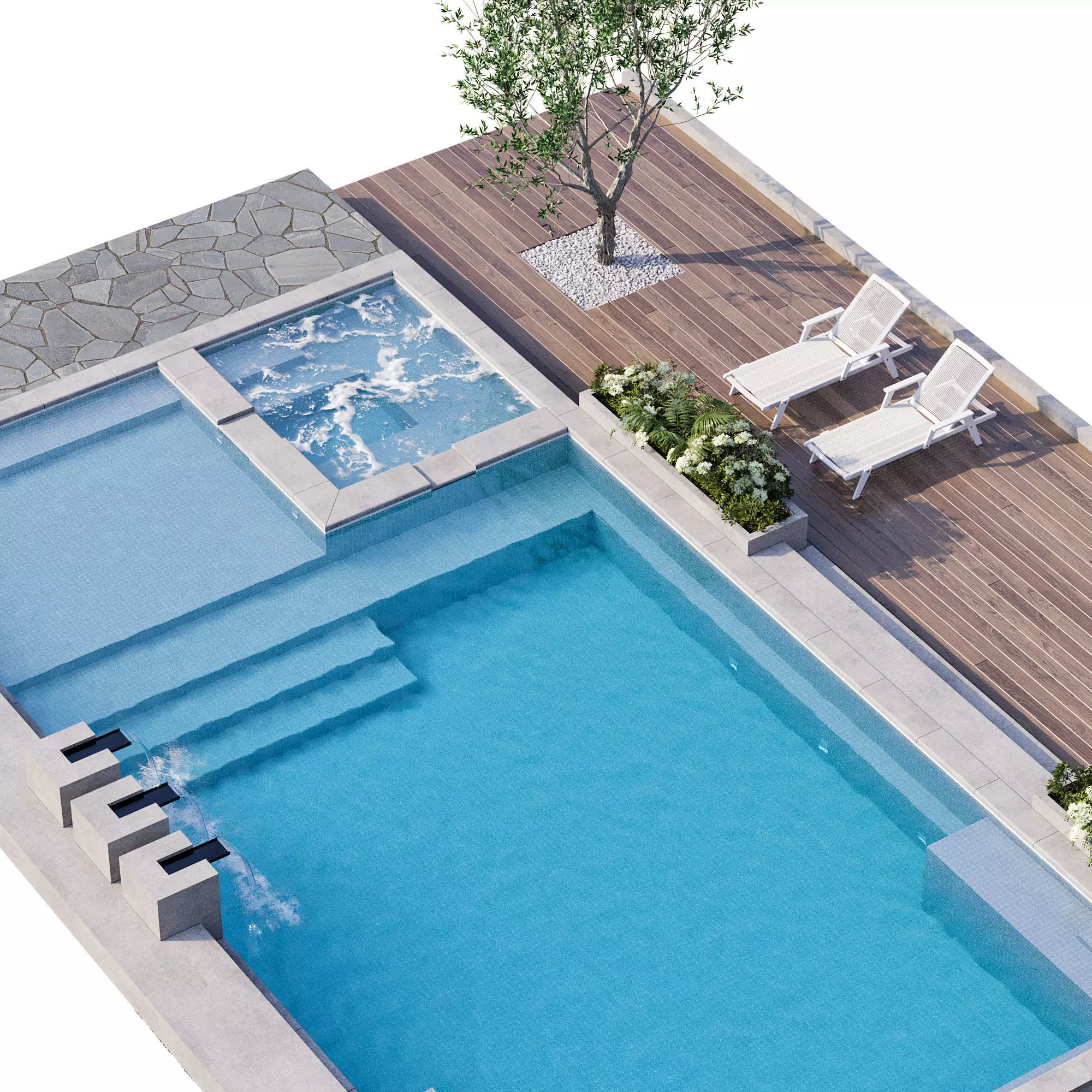 Pool 25 3D model_1