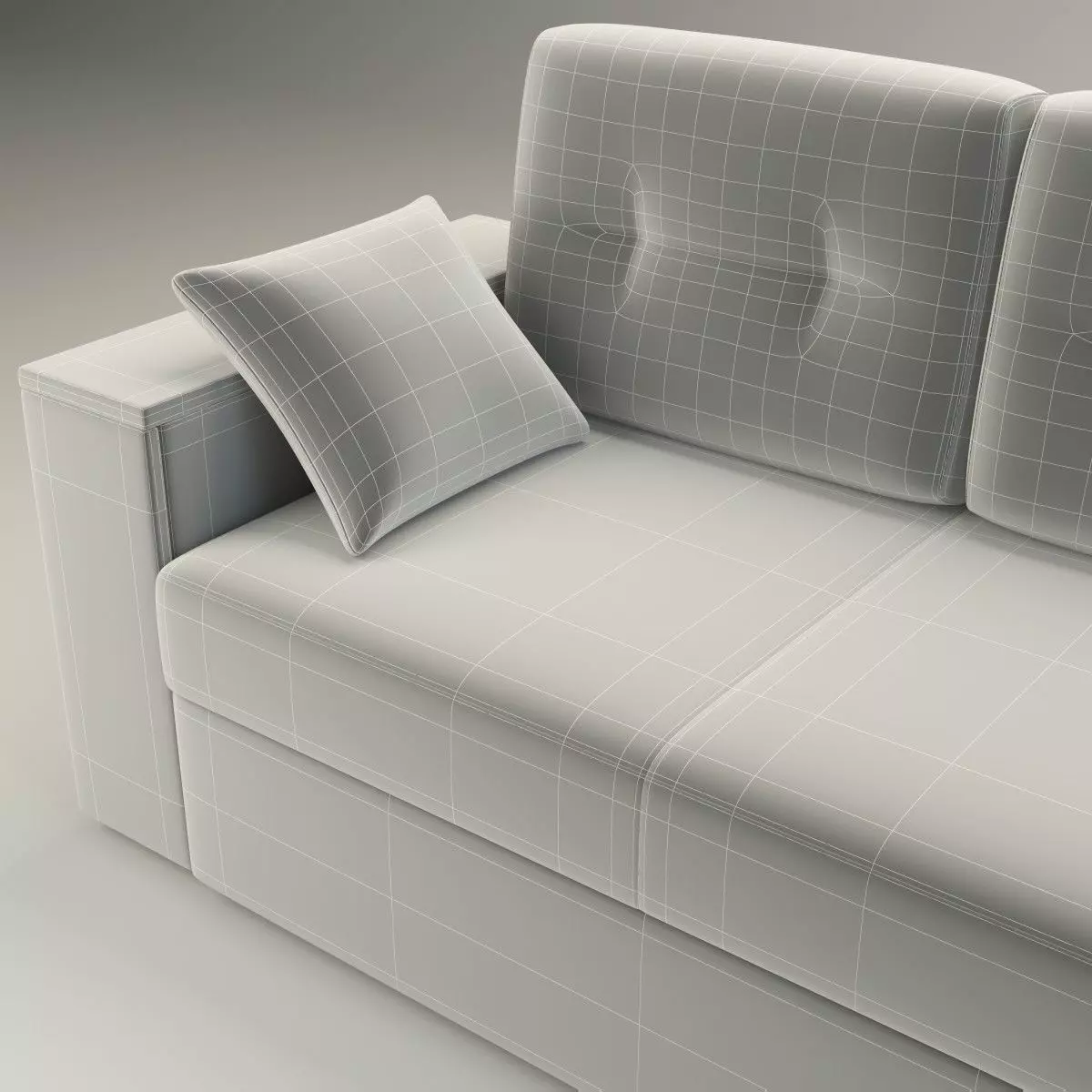 Straight Sofa Natali - Basic Model  3D model_7