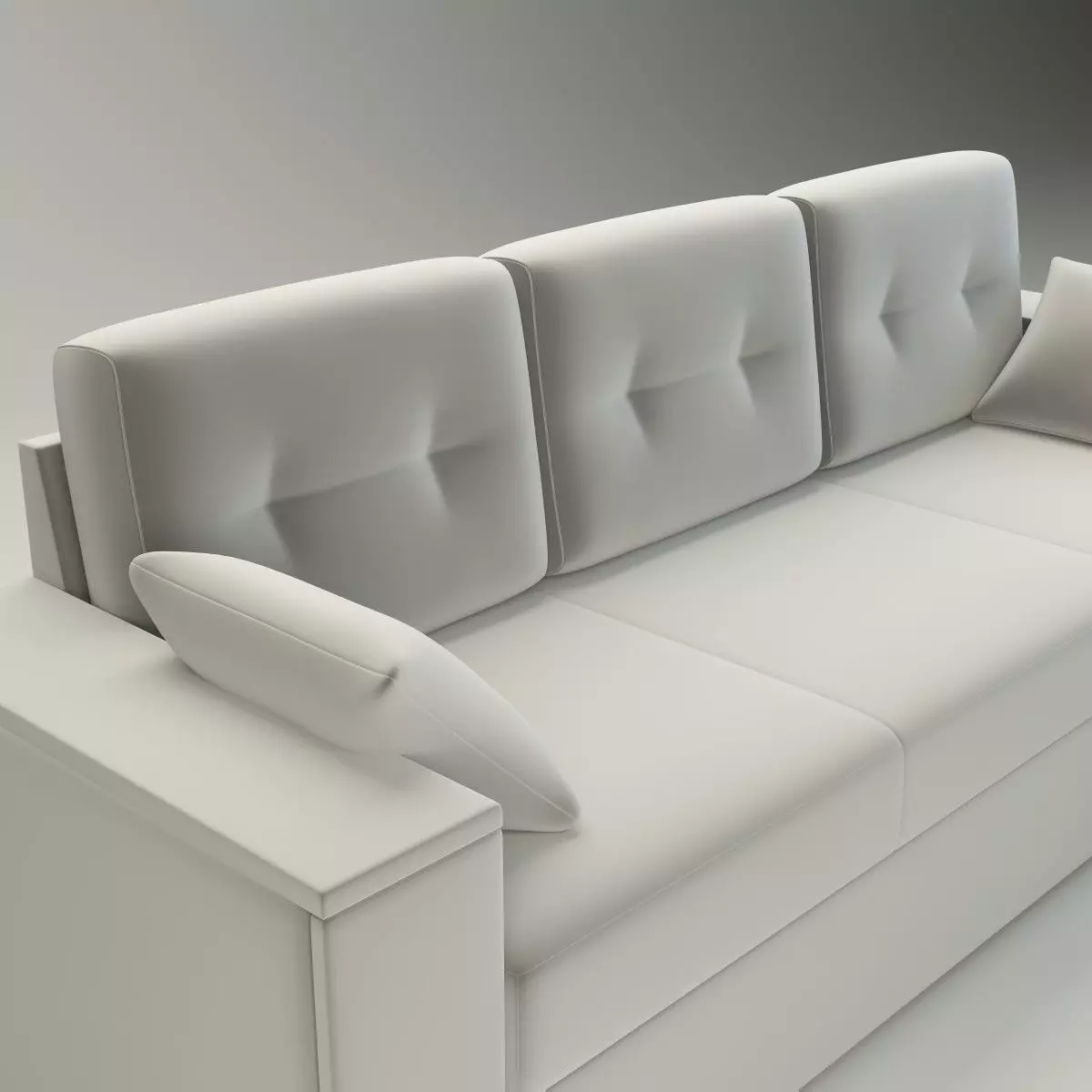 Straight Sofa Natali - Basic Model  3D model_6