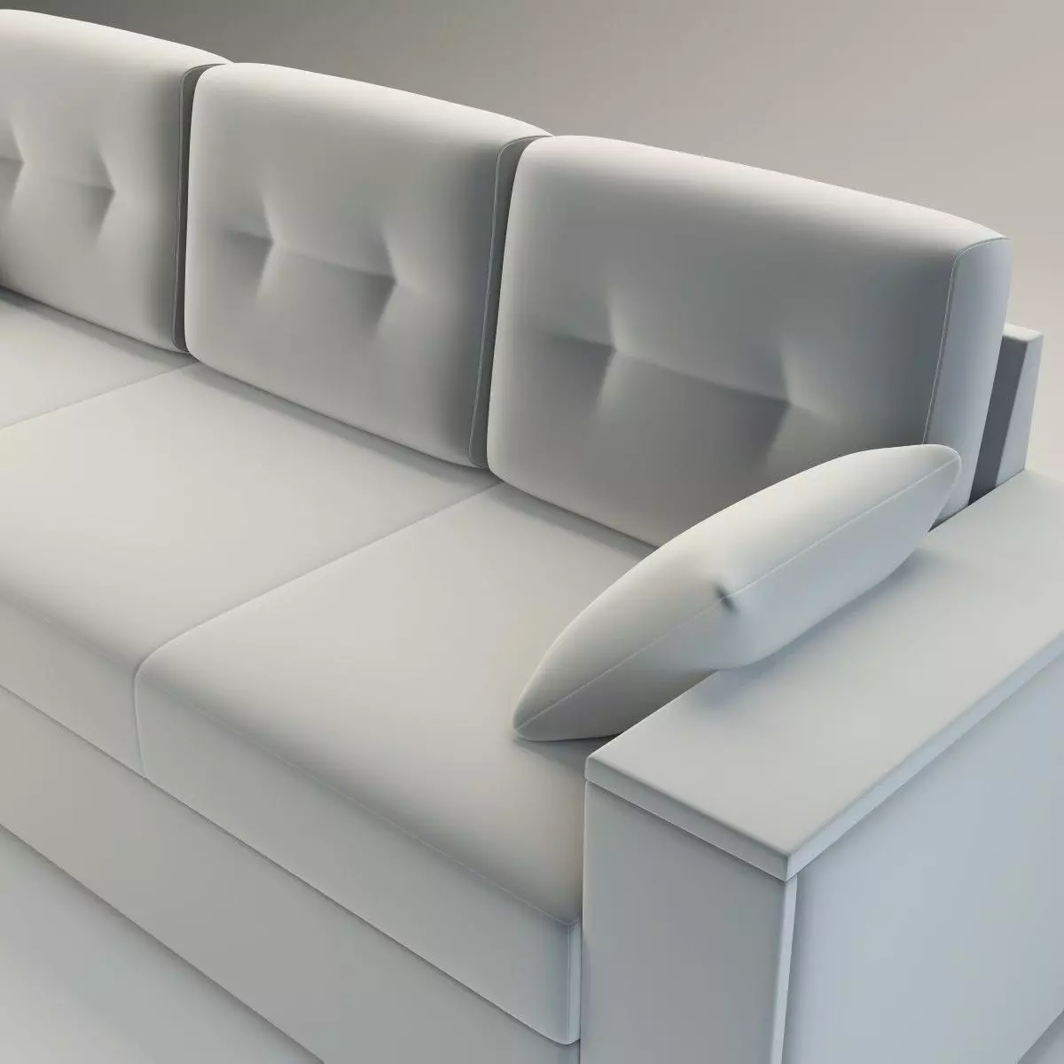 Straight Sofa Natali - Basic Model  3D model_4