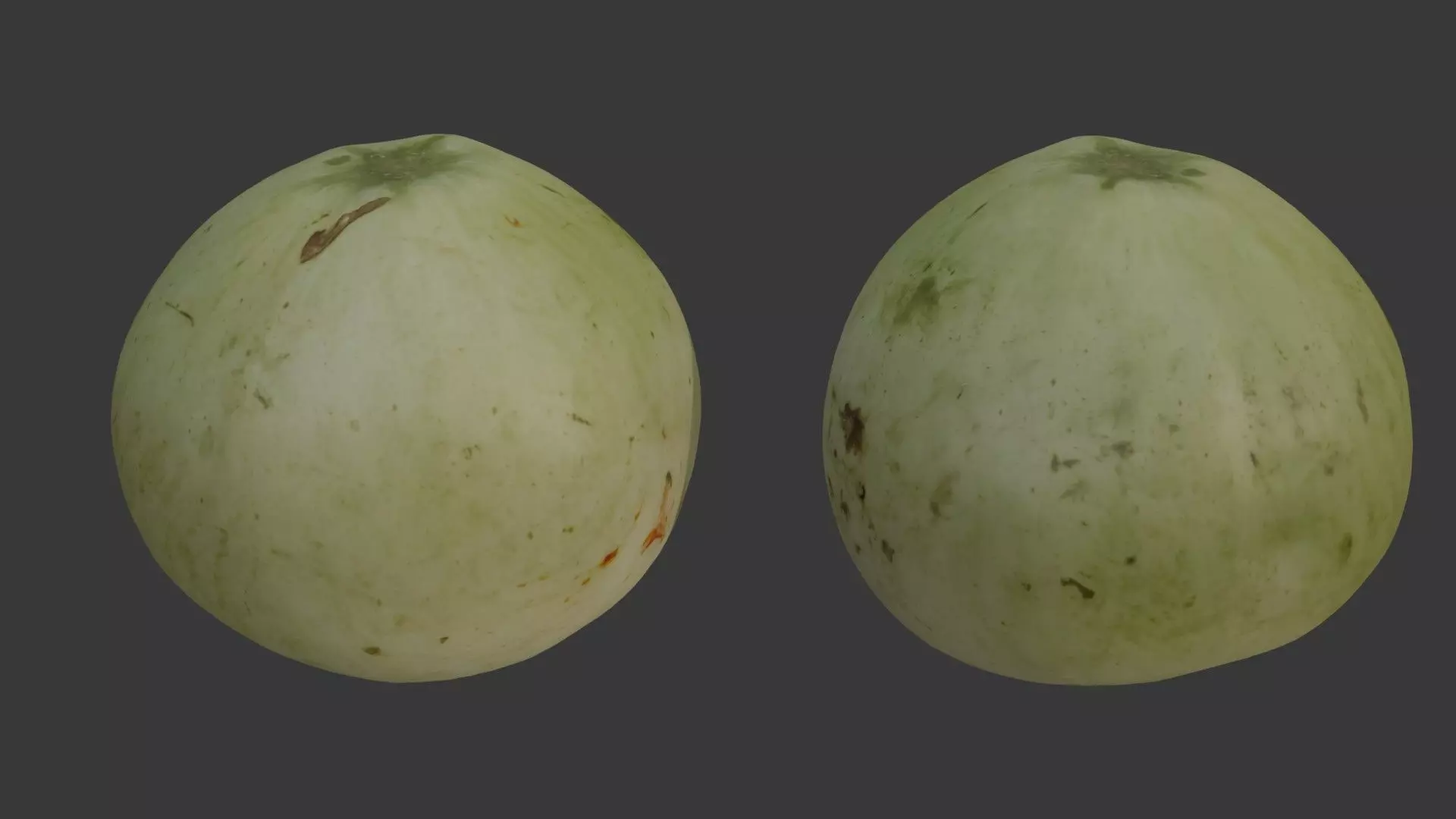 Melon Scan Low-poly 3D model