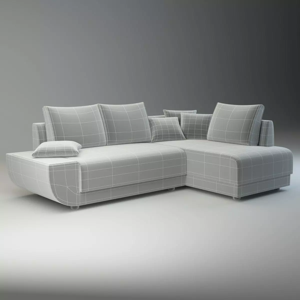 Sofa Martina - Basic Model 3D model_0