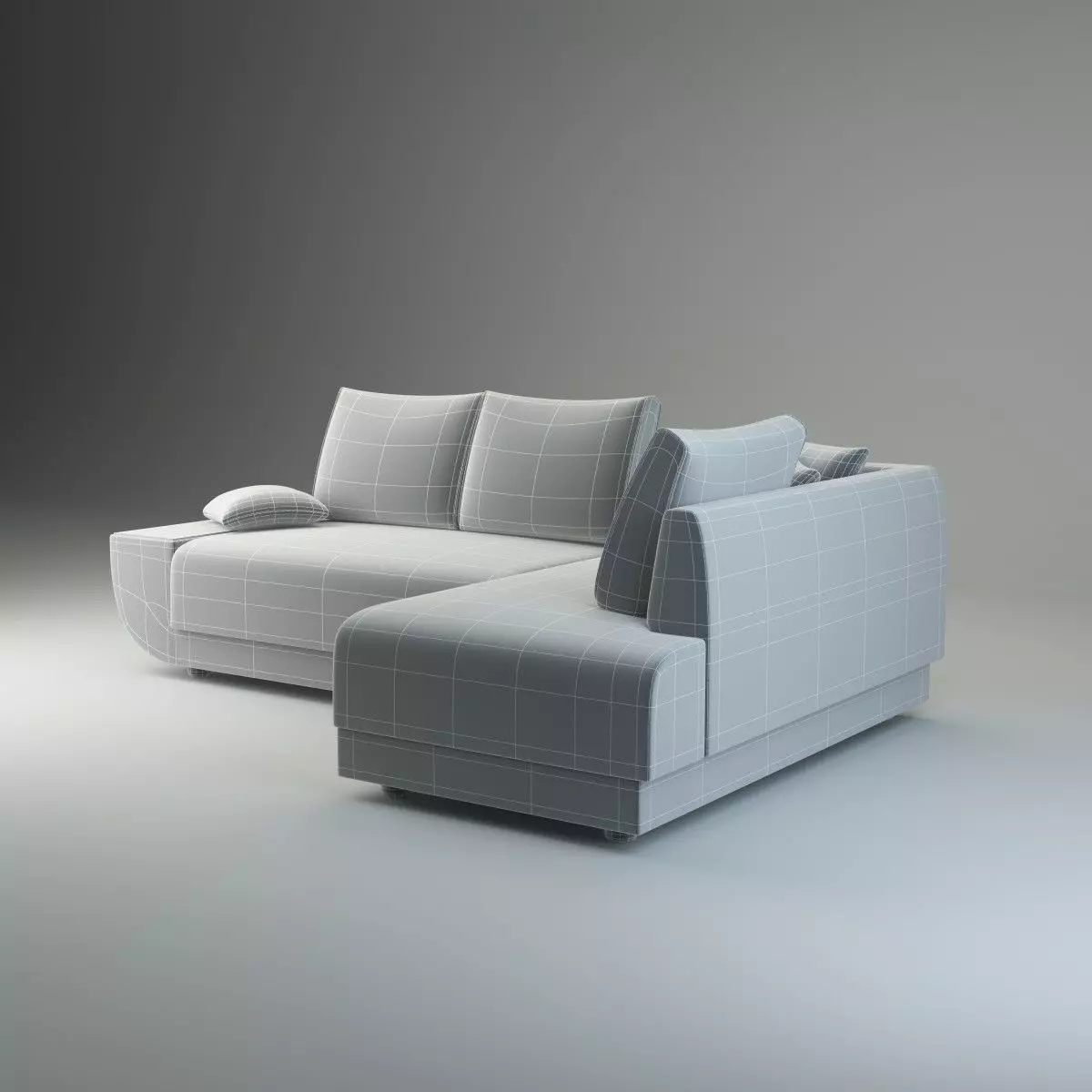 Sofa Martina - Basic Model 3D model_1