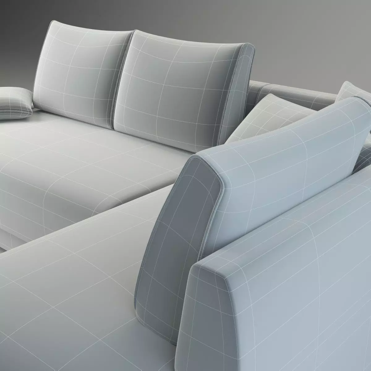 Sofa Martina - Basic Model 3D model_5