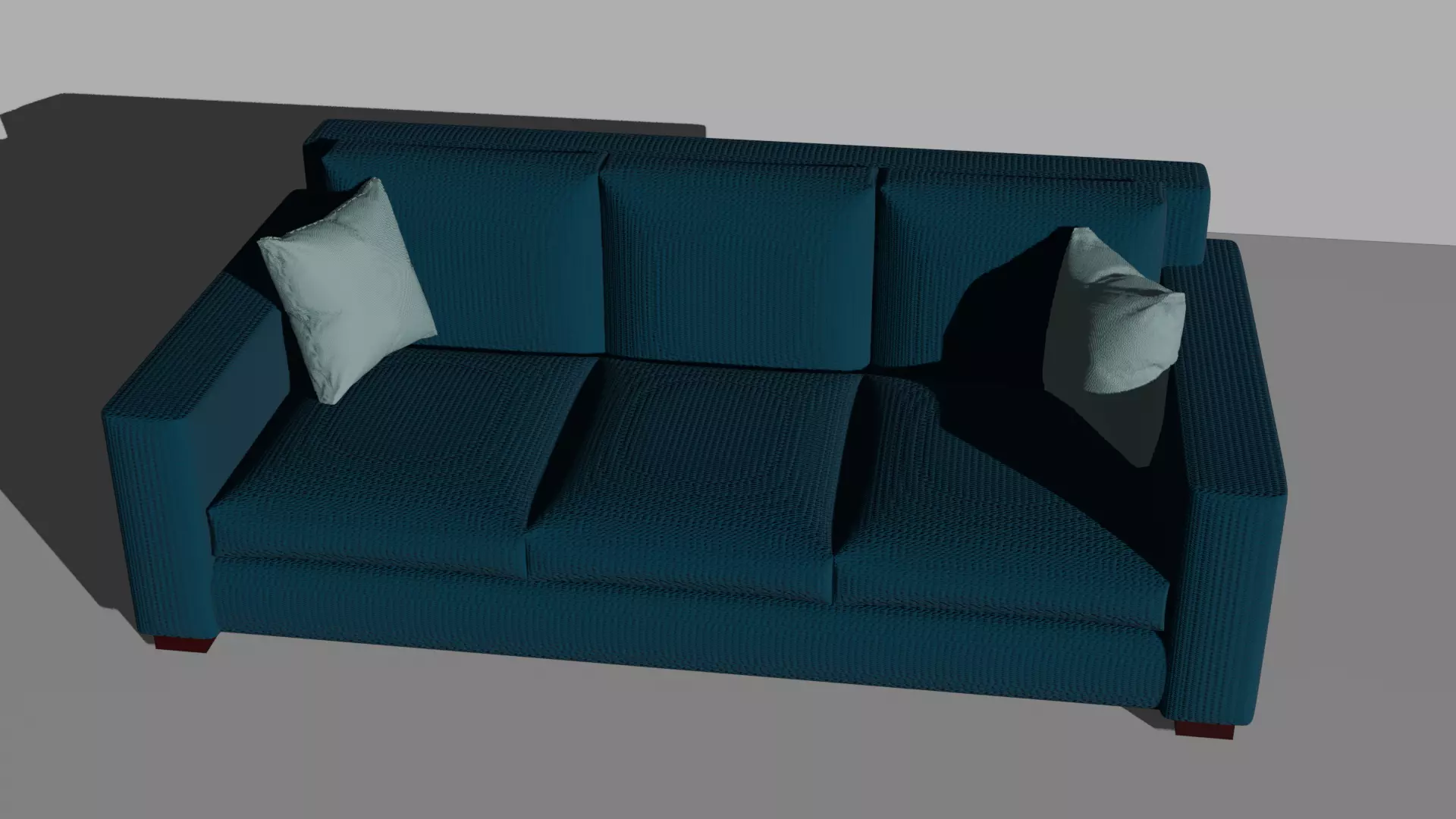 sofa 3d model Low-poly 3D model_3