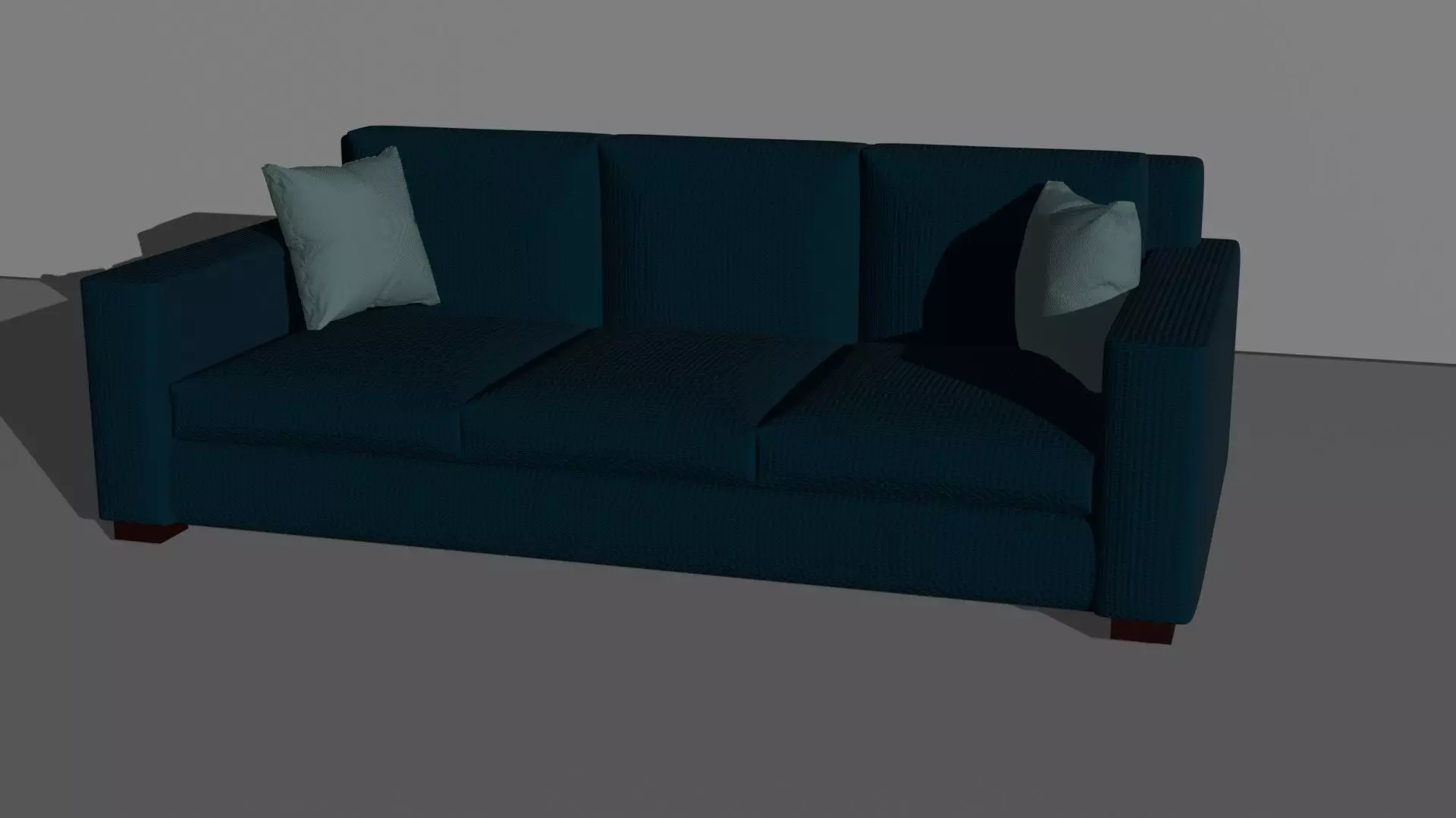 sofa 3d model Low-poly 3D model_0