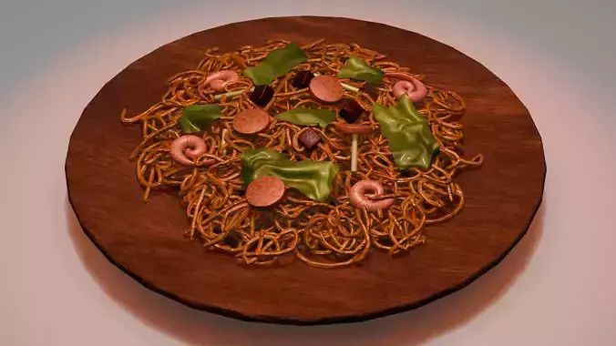 Authentic Bakmi Indonesian Noodle Dish