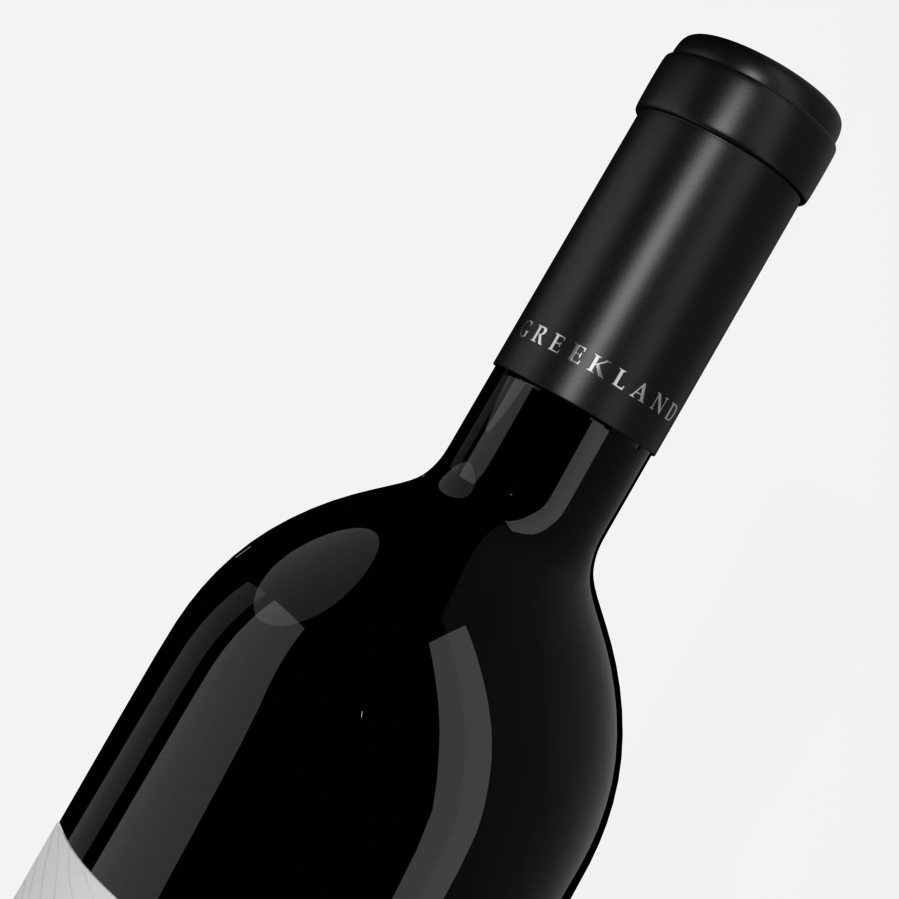 Wine Bottle - Tutorial Included  3D model_6