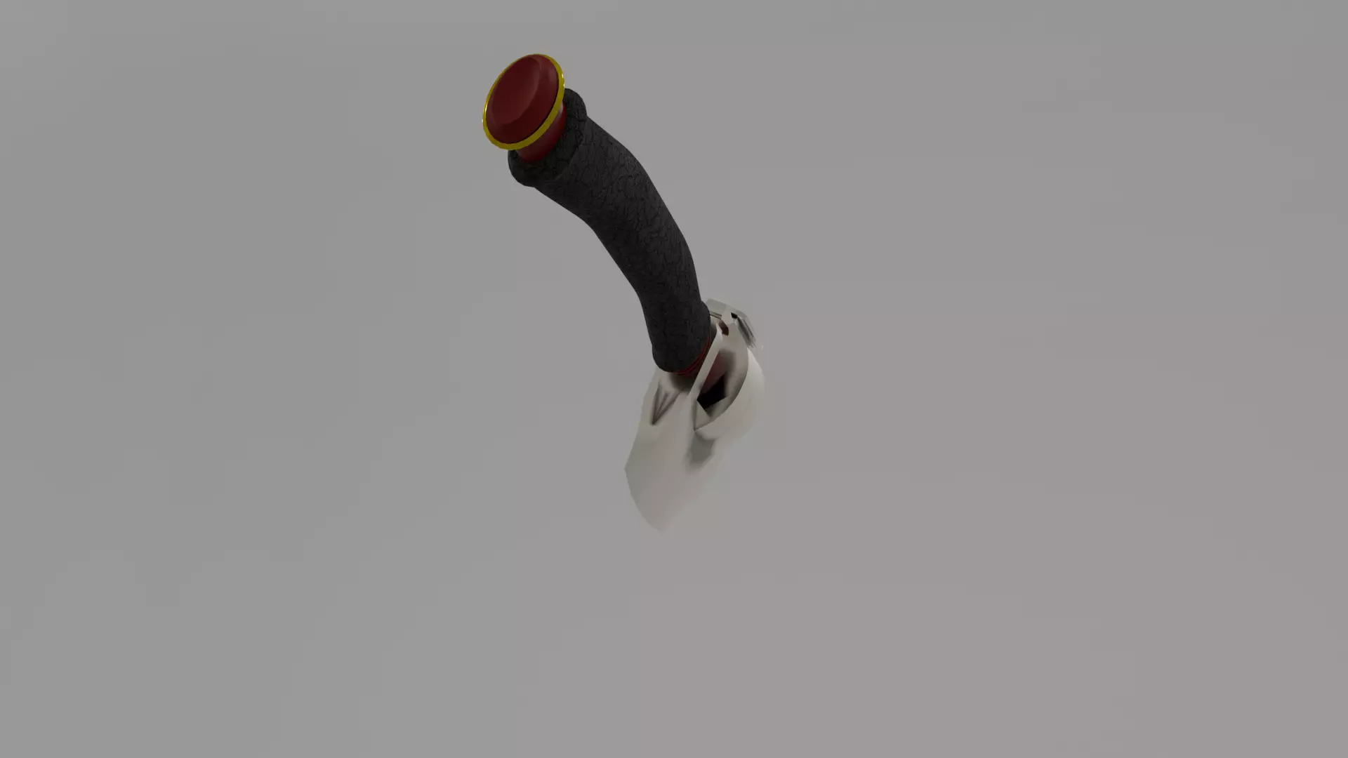 metal axe 3D model_3