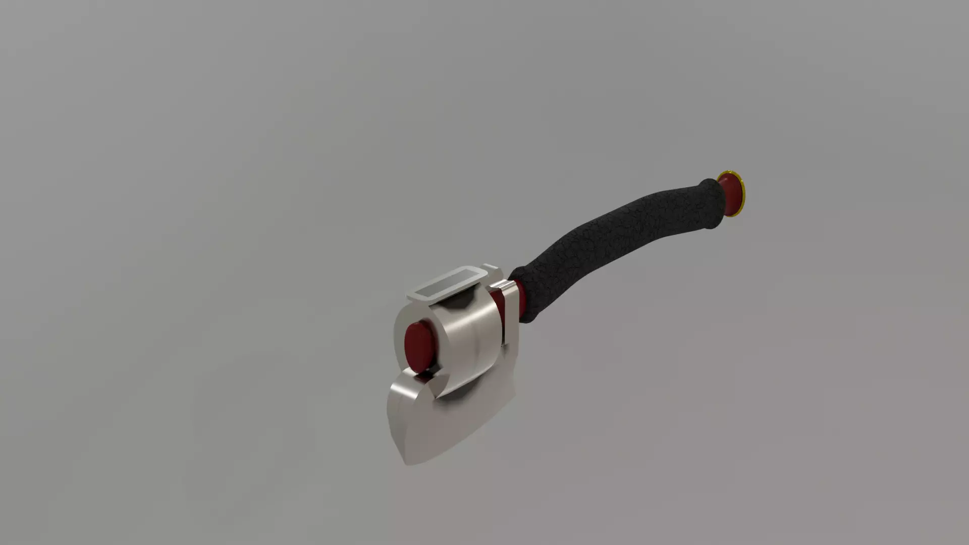 metal axe 3D model_0