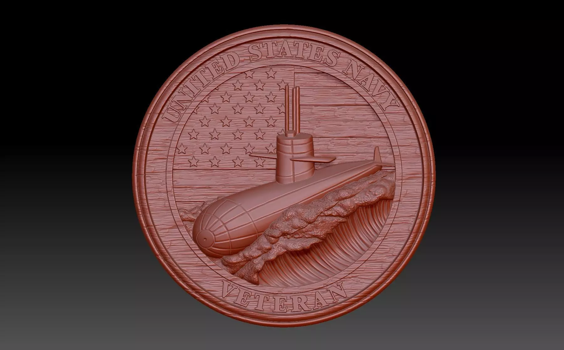 Navy veteran 3D print model