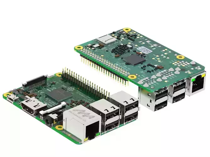 Raspberry Pi 3 Reference Design Model B Rpi Raspberrypi Free 3D model