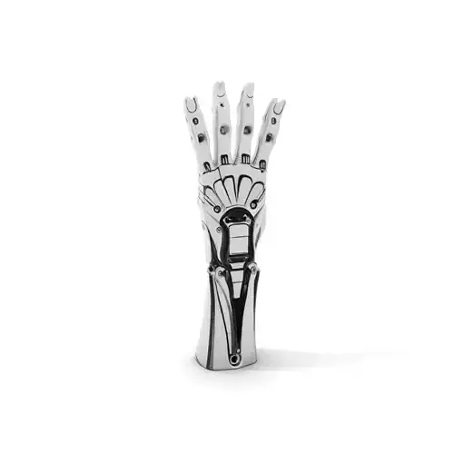 Futuristic Robotic Arm Model Pack Low-poly 3D model