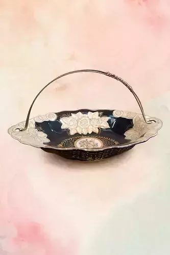 Ornate Floral Dish