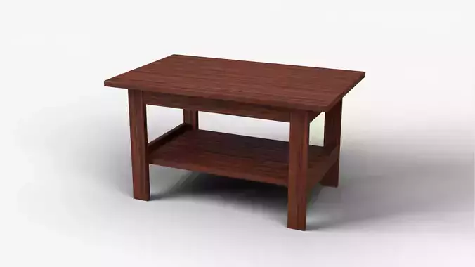 Coffee Table 02 - Dark Wood
