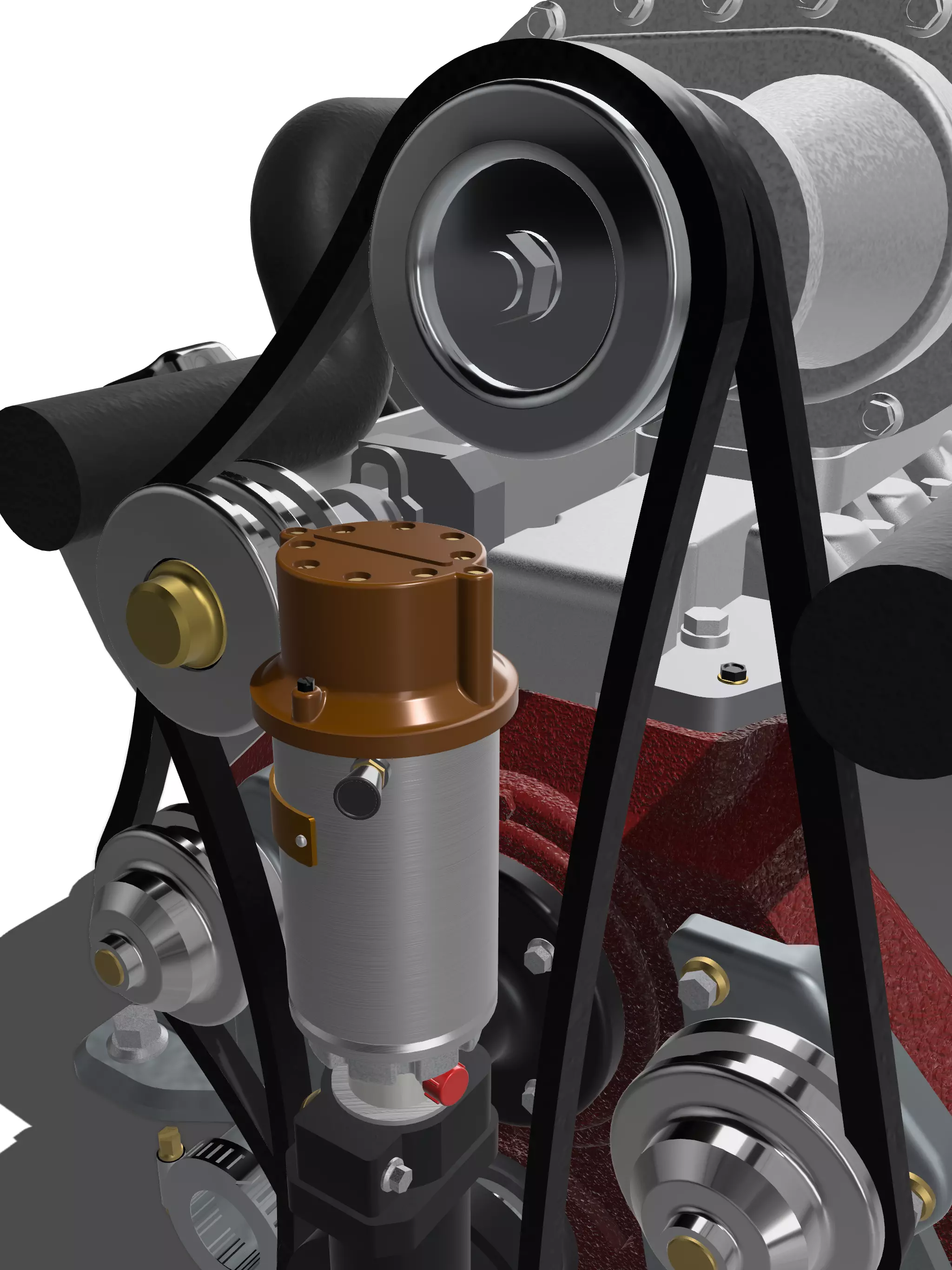 Flathead Ford SCoT blown N Dixon Heads 3D print model_4