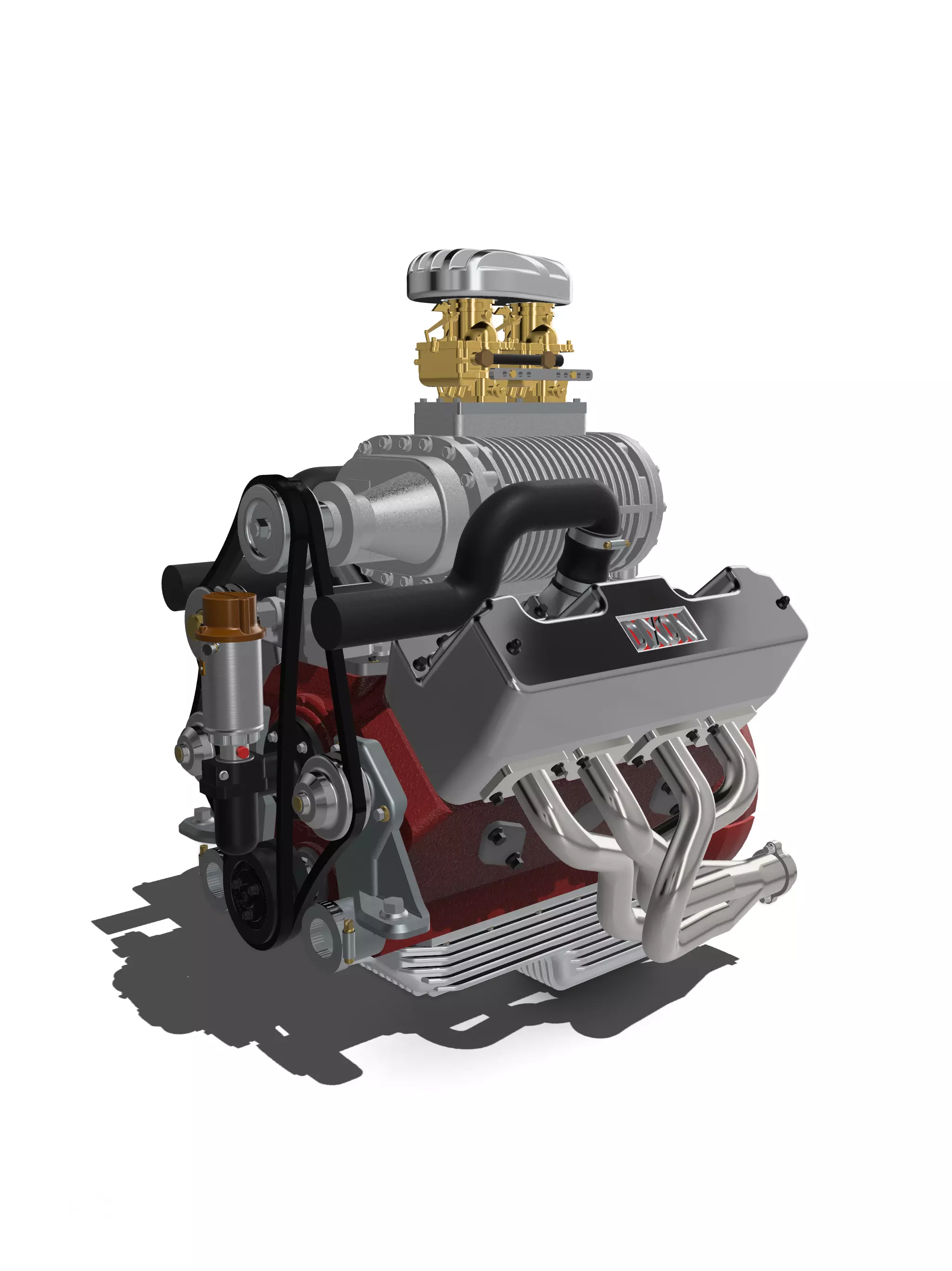 Flathead Ford SCoT blown N Dixon Heads 3D print model_9