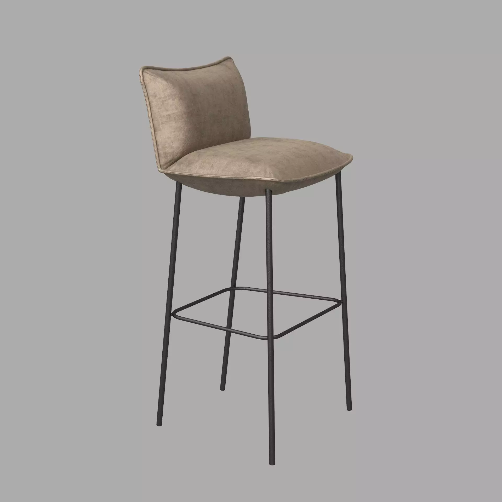 Zephyros Bar Stool 3D model_0