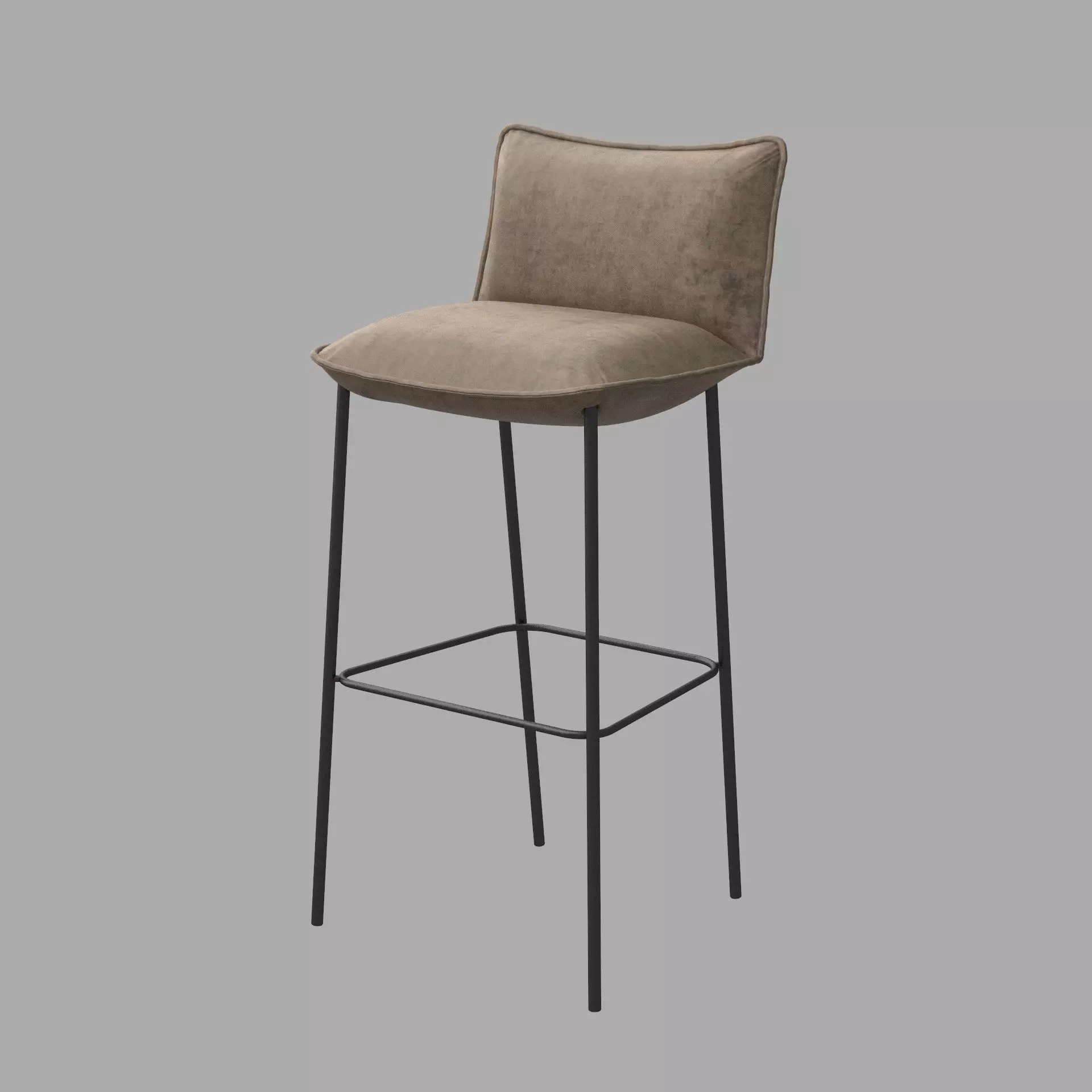 Zephyros Bar Stool 3D model_2