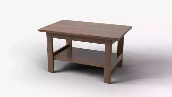 Coffee Table 02 - Walnut Wood