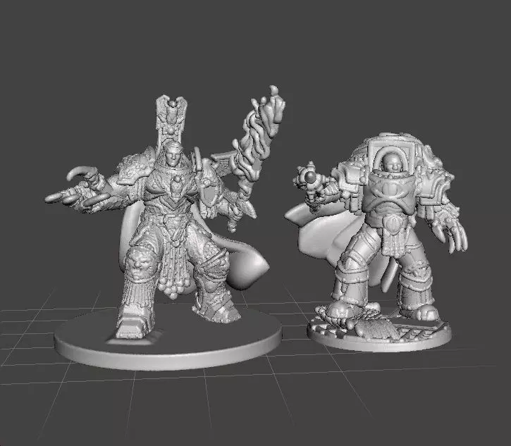 6MM SCALE SPACE MONARCH MINIATURE MODEL SCIFI OR FANTASY GAMES 3D print model_9