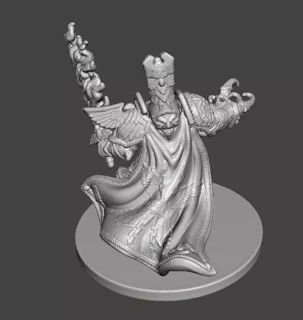 6MM SCALE SPACE MONARCH MINIATURE MODEL SCIFI OR FANTASY GAMES 3D print model_6
