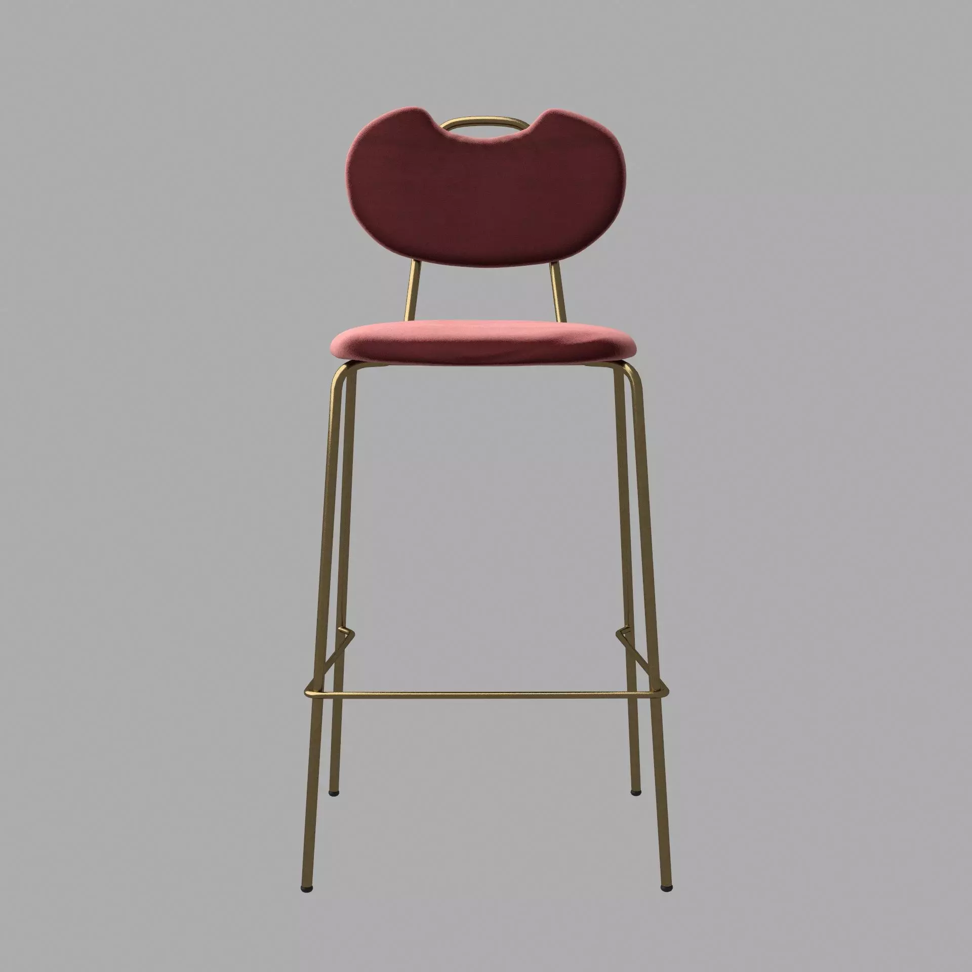 Ushas Bar Stool 3D model_1