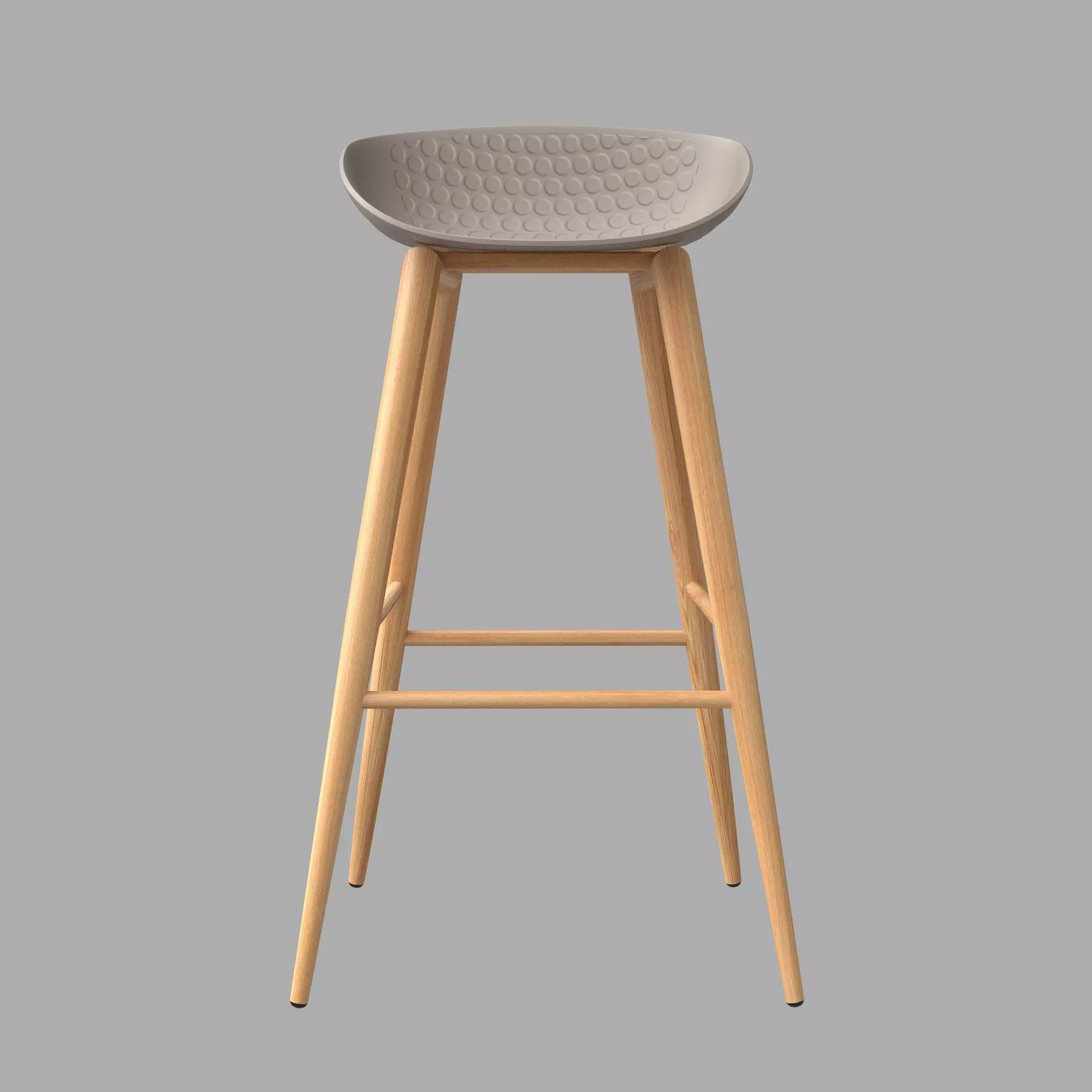 Uroboros Bar Stool 3D model_1