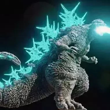 The mutant Godzilla Low-poly 3D model_0